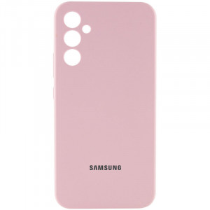 Чехол Silicone Cover Lakshmi Full Camera (AAA) with Logo для Samsung Galaxy A54 5G Розовый / Pink Sand