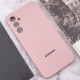 Чехол Silicone Cover Lakshmi Full Camera (AAA) with Logo для Samsung Galaxy A54 5G Розовый / Pink Sand - фото