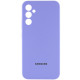 Чохол Silicone Cover Lakshmi Full Camera (AAA) with Logo для Samsung Galaxy A54 5G Бузковий / Dasheen - фото