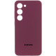 Чохол Silicone Cover Lakshmi Full Camera (AAA) with Logo для Samsung Galaxy A54 5G Бордовий / Plum - фото