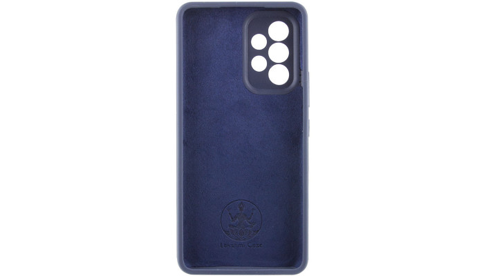 Чехол Silicone Cover Lakshmi Full Camera (AAA) with Logo для Samsung Galaxy A53 5G Темно-синий / Midnight blue - фото