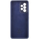 Чехол Silicone Cover Lakshmi Full Camera (AAA) with Logo для Samsung Galaxy A53 5G Темно-синий / Midnight blue - фото