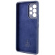 Чехол Silicone Cover Lakshmi Full Camera (AAA) with Logo для Samsung Galaxy A53 5G Темно-синий / Midnight blue - фото