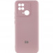 Чохол Silicone Cover Lakshmi Full Camera (AAA) with Logo для Xiaomi Redmi 10C Рожевий / Pink Sand