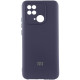 Чохол Silicone Cover Lakshmi Full Camera (AAA) with Logo для Xiaomi Redmi 10C Сірий / Dark Gray - фото