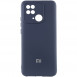 Чехол Silicone Cover Lakshmi Full Camera (AAA) with Logo для Xiaomi Redmi 10C Темно-синий / Midnight blue