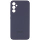 Чохол Silicone Cover Lakshmi Full Camera (AAA) with Logo для Samsung Galaxy A34 5G Сірий / Dark Gray - фото