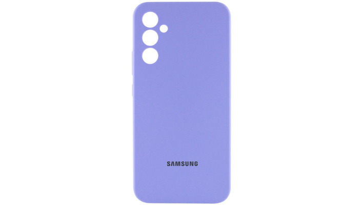 Чохол Silicone Cover Lakshmi Full Camera (AAA) with Logo для Samsung Galaxy A34 5G Бузковий / Dasheen - фото