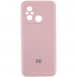 Чехол Silicone Cover Lakshmi Full Camera (AAA) with Logo для Xiaomi Redmi 12C Розовый / Pink Sand