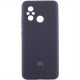 Чехол Silicone Cover Lakshmi Full Camera (AAA) with Logo для Xiaomi Redmi 12C Серый / Dark Gray - фото