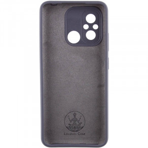 Чехол Silicone Cover Lakshmi Full Camera (AAA) with Logo для Xiaomi Redmi 12C Серый / Dark Gray