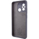 Чохол Silicone Cover Lakshmi Full Camera (AAA) with Logo для Xiaomi Redmi 12C Сірий / Dark Gray - фото