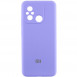 Чохол Silicone Cover Lakshmi Full Camera (AAA) with Logo для Xiaomi Redmi 12C Бузковий / Dasheen