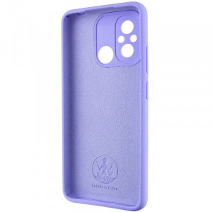 Чехол Silicone Cover Lakshmi Full Camera (AAA) with Logo для Xiaomi Redmi 12C Сиреневый / Dasheen