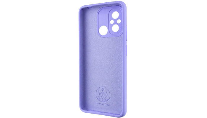 Чехол Silicone Cover Lakshmi Full Camera (AAA) with Logo для Xiaomi Redmi 12C Сиреневый / Dasheen - фото