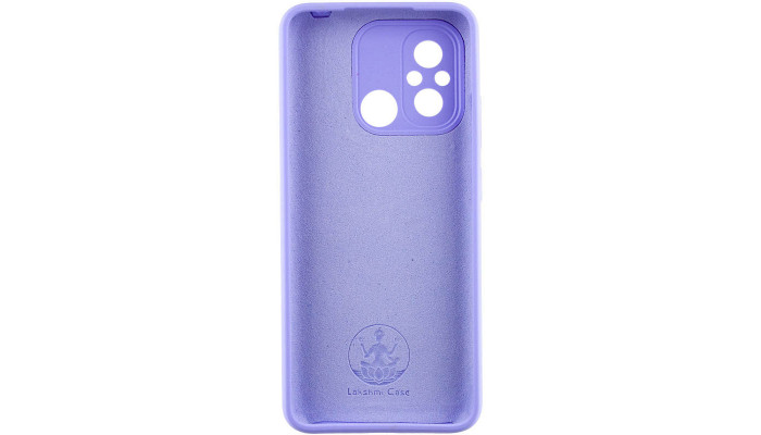 Чохол Silicone Cover Lakshmi Full Camera (AAA) with Logo для Xiaomi Redmi 12C Бузковий / Dasheen - фото