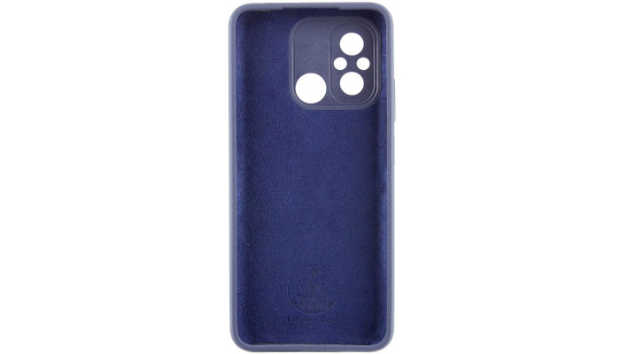 Чохол Silicone Cover Lakshmi Full Camera (AAA) with Logo для Xiaomi Redmi 12C Темно-синій / Midnight blue - фото