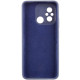 Чохол Silicone Cover Lakshmi Full Camera (AAA) with Logo для Xiaomi Redmi 12C Темно-синій / Midnight blue - фото