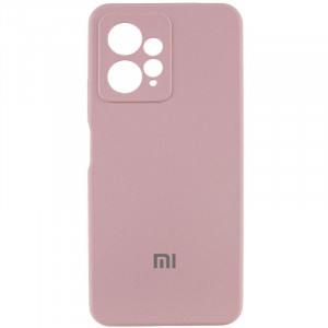 Чехол Silicone Cover Lakshmi Full Camera (AAA) with Logo для Xiaomi Redmi Note 12 4G Розовый / Pink Sand