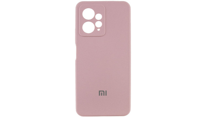 Чохол Silicone Cover Lakshmi Full Camera (AAA) with Logo для Xiaomi Redmi Note 12 4G Рожевий / Pink Sand - фото