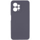 Чохол Silicone Cover Lakshmi Full Camera (AAA) with Logo для Xiaomi Redmi Note 12 4G Сірий / Dark Gray - фото