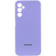 Чехол Silicone Cover Lakshmi Full Camera (AAA) with Logo для Samsung Galaxy A24 4G Сиреневый / Dasheen - фото