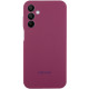 Чохол Silicone Cover Lakshmi Full Camera (AAA) with Logo для Samsung Galaxy A24 4G Бордовий / Plum - фото