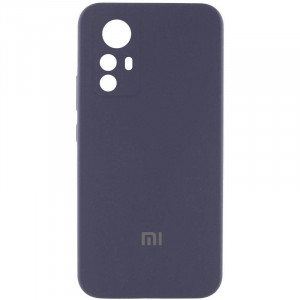 Чохол Silicone Cover Lakshmi Full Camera (AAA) with Logo для Xiaomi Redmi Note 12S Сірий / Dark Gray