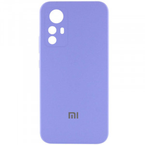 Чехол Silicone Cover Lakshmi Full Camera (AAA) with Logo для Xiaomi Redmi Note 12S Сиреневый / Dasheen