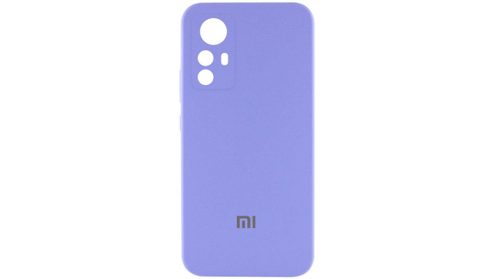 Чехол Silicone Cover Lakshmi Full Camera (AAA) with Logo для Xiaomi Redmi Note 12S Сиреневый / Dasheen - фото