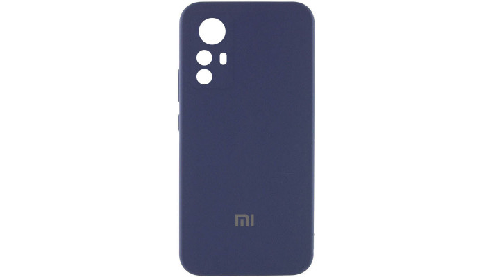 Чехол Silicone Cover Lakshmi Full Camera (AAA) with Logo для Xiaomi Redmi Note 12S Темно-синий / Midnight blue - фото