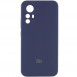 Чохол Silicone Cover Lakshmi Full Camera (AAA) with Logo для Xiaomi Redmi Note 12S Темно-синій / Midnight blue