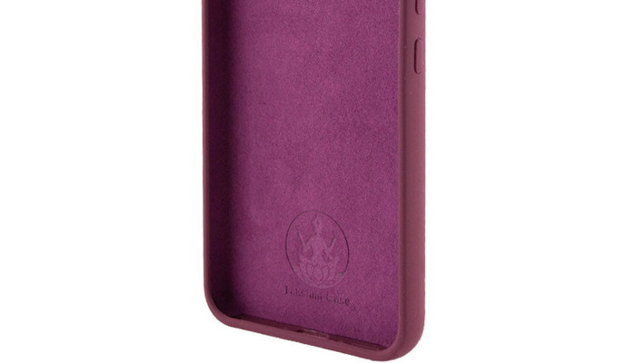 Чохол Silicone Cover Lakshmi Full Camera (AAA) with Logo для Xiaomi Redmi Note 12S Бордовий / Plum - фото