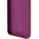 Чохол Silicone Cover Lakshmi Full Camera (AAA) with Logo для Xiaomi Redmi Note 12S Бордовий / Plum - фото