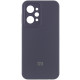 Чохол Silicone Cover Lakshmi Full Camera (AAA) with Logo для Xiaomi Redmi 12 Сірий / Dark Gray - фото