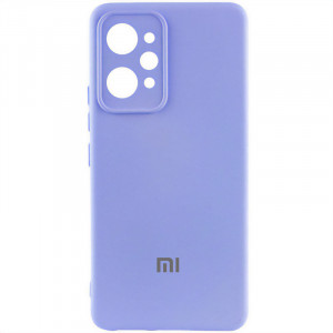 Чохол Silicone Cover Lakshmi Full Camera (AAA) with Logo для Xiaomi Redmi 12 Темно-синій / Midnight blue