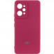 Чохол Silicone Cover Lakshmi Full Camera (AAA) with Logo для Xiaomi Redmi 12 Бордовий / Plum