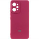 Чохол Silicone Cover Lakshmi Full Camera (AAA) with Logo для Xiaomi Redmi 12 Бордовий / Plum - фото