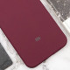 Чохол Silicone Cover Lakshmi Full Camera (AAA) with Logo для Xiaomi Redmi 12 Бордовий / Plum - фото