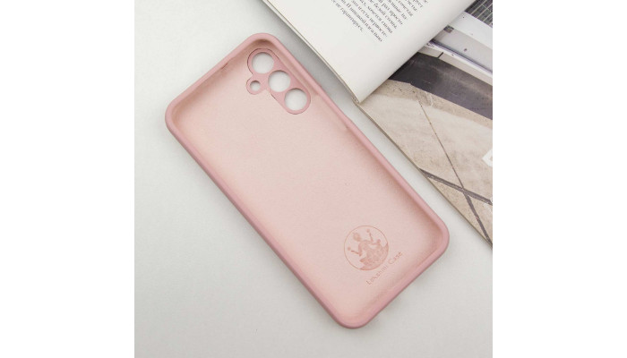 Чехол Silicone Cover Lakshmi Full Camera (AAA) with Logo для Samsung Galaxy S23 FE Розовый / Pink Sand - фото