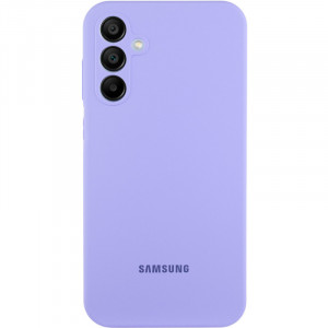 Чехол Silicone Cover Lakshmi Full Camera (AAA) with Logo для Samsung Galaxy S23 FE Сиреневый / Dasheen