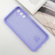 Чехол Silicone Cover Lakshmi Full Camera (AAA) with Logo для Samsung Galaxy S23 FE Сиреневый / Dasheen - фото