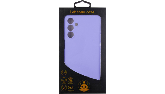 Чехол Silicone Cover Lakshmi Full Camera (AAA) with Logo для Samsung Galaxy S23 FE Сиреневый / Dasheen - фото