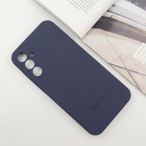 Чехол Silicone Cover Lakshmi Full Camera (AAA) with Logo для Samsung Galaxy S23 FE Темно-синий / Midnight blue