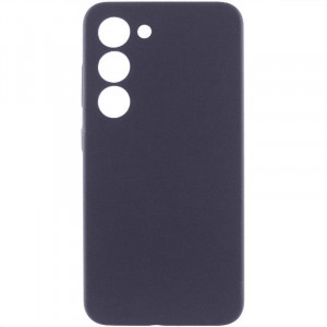 Чехол Silicone Cover Lakshmi Full Camera (AAA) with Logo для Samsung Galaxy S24 Серый / Dark Gray