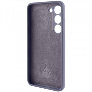 Чохол Silicone Cover Lakshmi Full Camera (AAA) with Logo для Samsung Galaxy S24 Сірий / Dark Gray