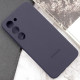 Чохол Silicone Cover Lakshmi Full Camera (AAA) with Logo для Samsung Galaxy S24 Сірий / Dark Gray - фото