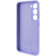 Чехол Silicone Cover Lakshmi Full Camera (AAA) with Logo для Samsung Galaxy S24 Сиреневый / Dasheen - фото