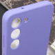 Чехол Silicone Cover Lakshmi Full Camera (AAA) with Logo для Samsung Galaxy S24 Сиреневый / Dasheen - фото