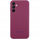 Чохол Silicone Cover Lakshmi Full Camera (AAA) with Logo для Samsung Galaxy S24+ Бордовий / Plum